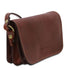 Carmen - Leather shoulder bag with flap